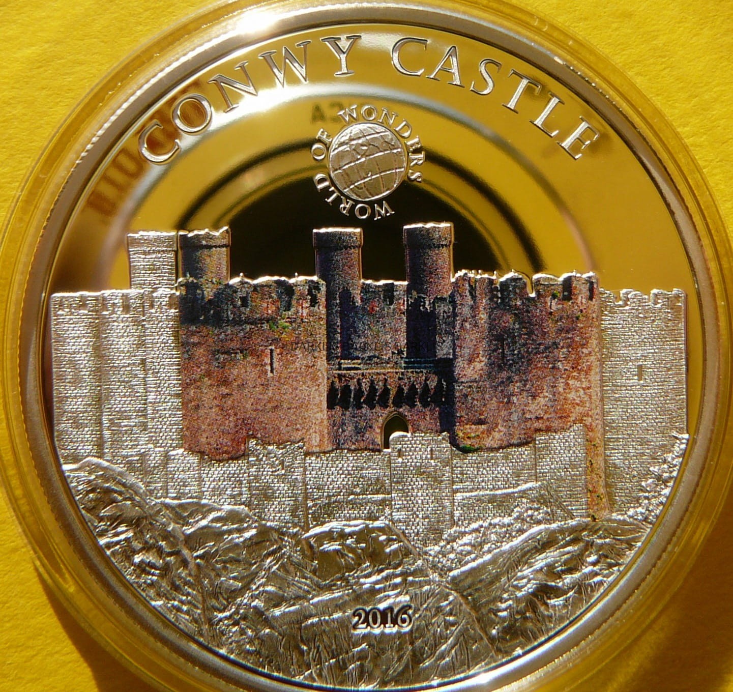 5$ PALAU 2016 WALIA ZAMEK CONWY CUDA ŚWIATA +CER