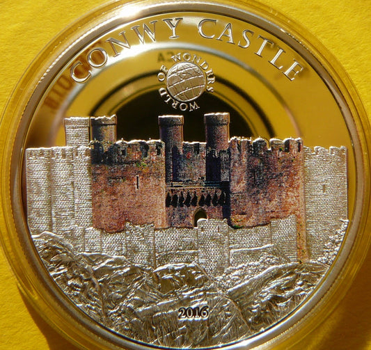 5$ PALAU 2016 WALIA ZAMEK CONWY CUDA ŚWIATA +CER
