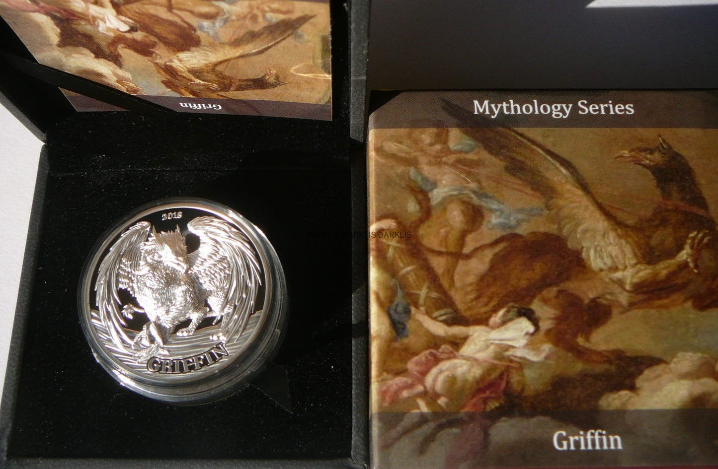 1500 SHILL TANZANIA 2018 GRIFFIN HIGH RELIEF 2Oz RZADKA