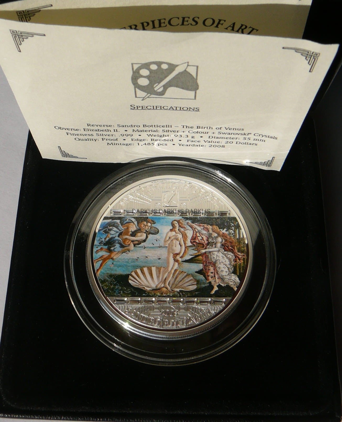 20$ COOK 2008 SANDRO BOTTICELLI ARCYDZIEŁA SZTUKI 3Oz