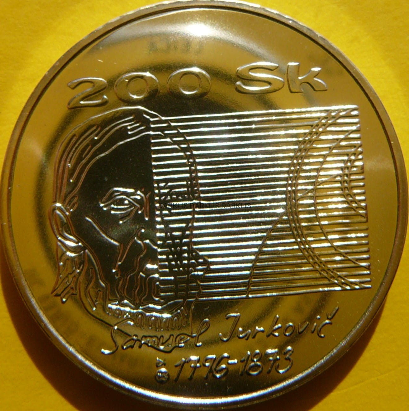 200 KORON SŁOWACJA 1996 SAMUEL JURKOVIC SREBRO