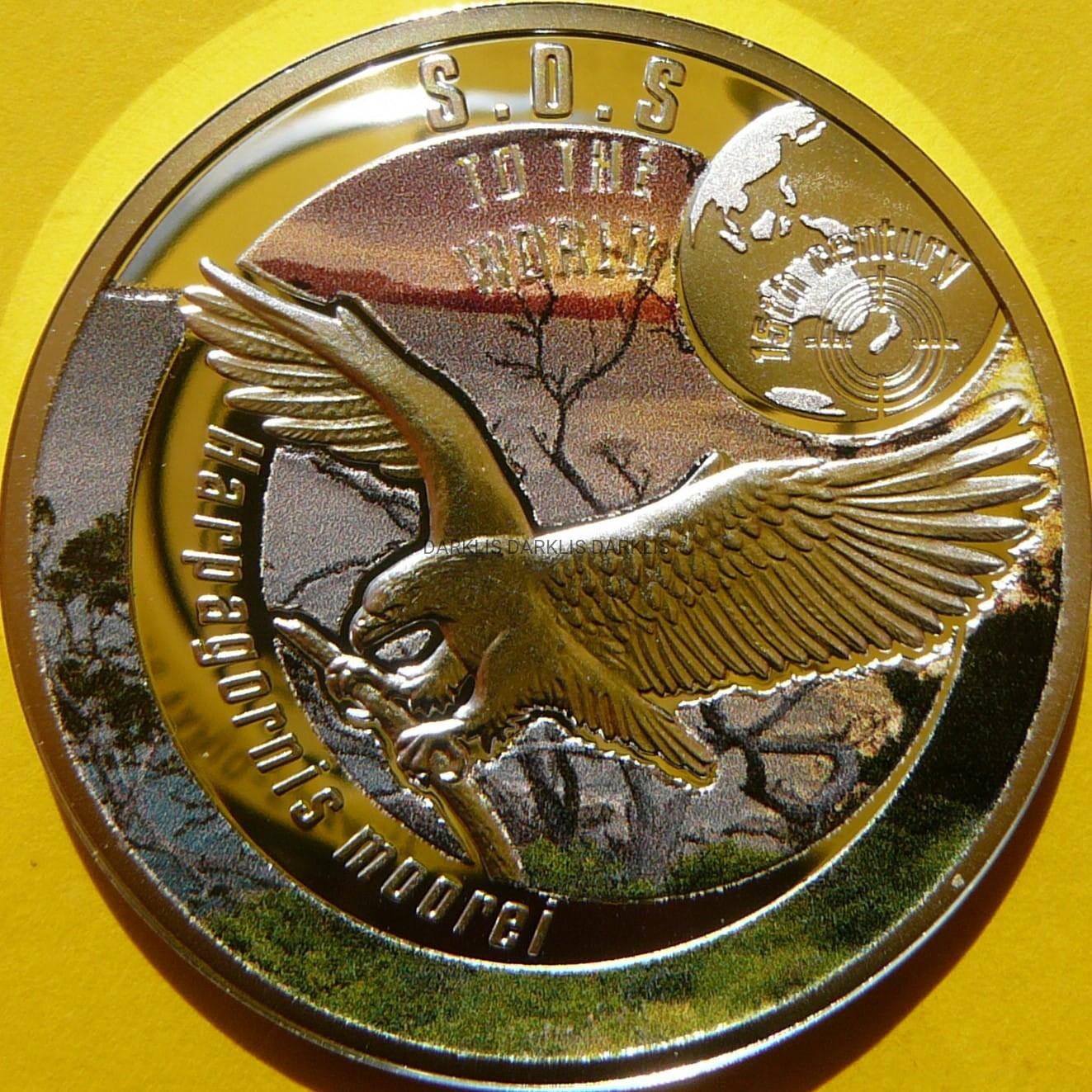 1$ NIUE 2016 ORZEŁ HAASTA SREBRO 999 SOS RZADKA!
