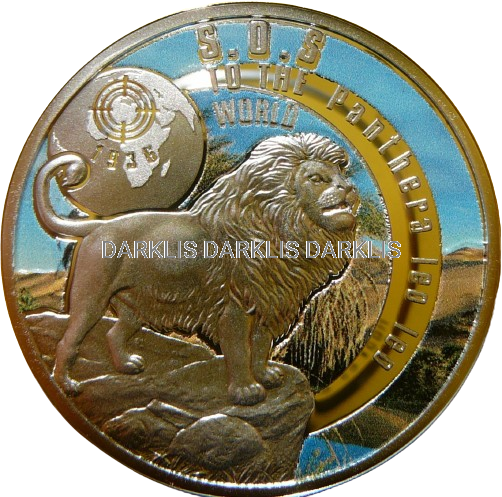 1$ NIUE 2016 LEW BERBERYJSKI SREBRO 999 SOS RZADKA