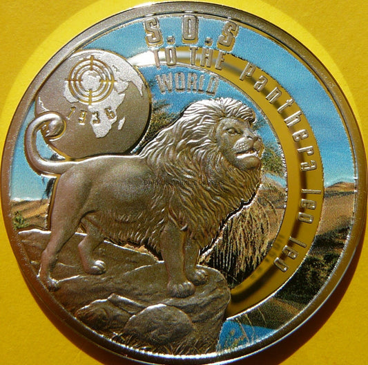 1$ NIUE 2016 LEW BERBERYJSKI SREBRO 999 SOS RZADKA