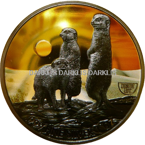 2$ NIUE 2020 SURYKATKI PUSTYNIA RUTHEN Ag 999 Oz +CE
