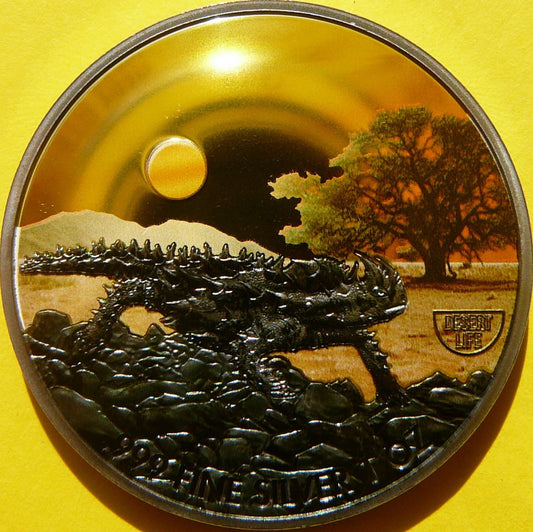 2$ NIUE 2020 MOLOCH STRASZLIWY PUSTYNIA RUTHEN Ag 999 Oz +CE