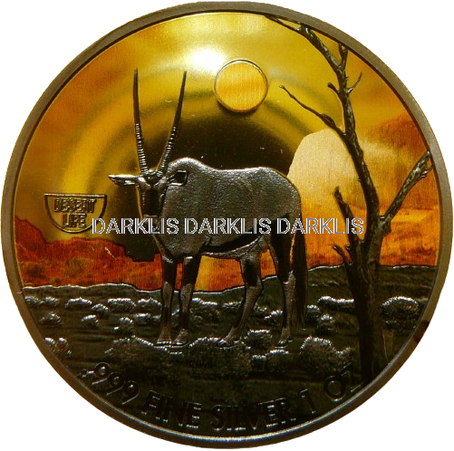 2$ NIUE 2020 ANYLOPA ORYX PUSTYNIA RUTHEN Ag 999 Oz +CE