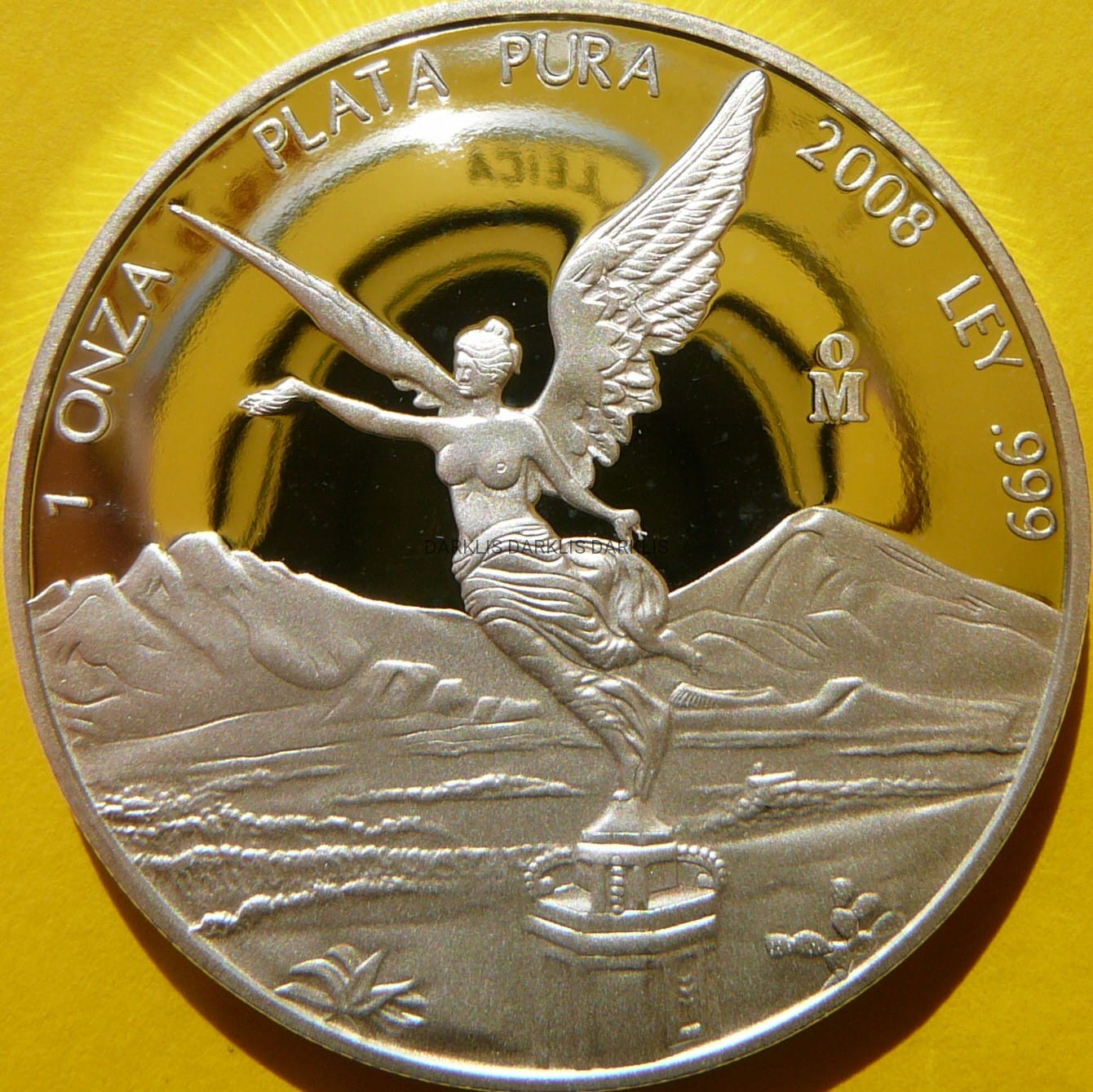 ONZA PLATA PURA MEKSYK 2008 LIBERTAD Ag 999 Oz PROOF