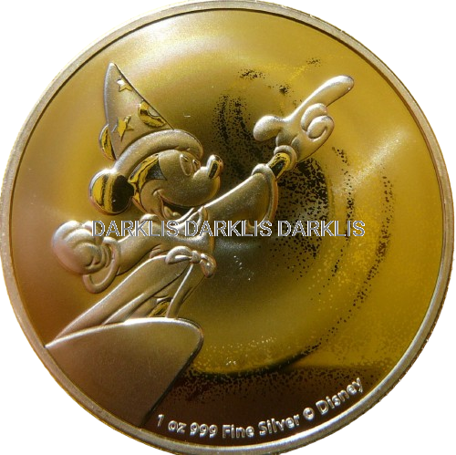 2$ NIUE 2019 MYSZKA MIKI MAGIA FANTAZJA DISNEY Oz