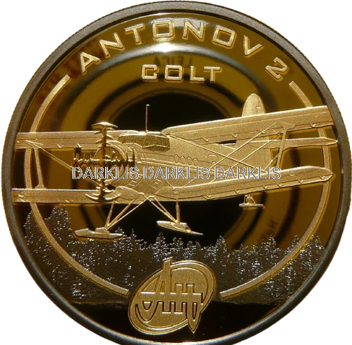 1$ COOK 2008 LOTNICTWO SAMOLOT ANTONOV 2 COLT RUTHEN