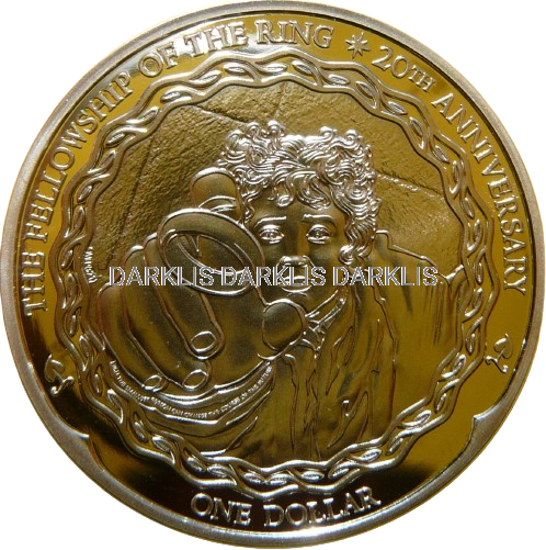 1$ NOWA ZELANDIA 2021 FRODO BAGGINS SREBRO 999 Oz