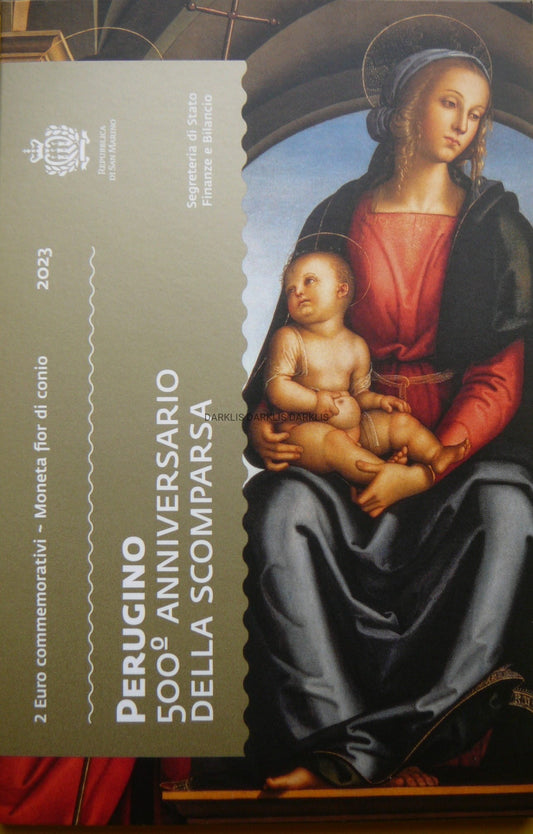 2 EURO SAN MARINO 2023 PIETRO PERUGINO