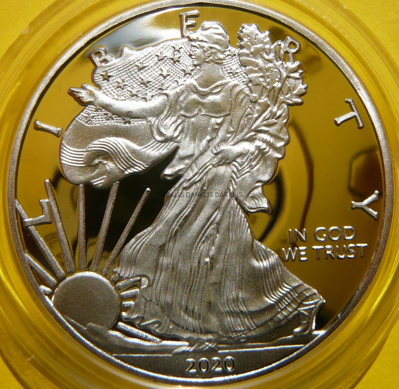 1$ USA 2020 W EAGLE BOGINI WOLNOŚCI LIBERTY Ag Oz PROOF