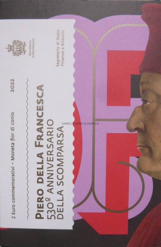 2 EURO SAN MARINO 2022 MALARZ PIERO DELLA FRANCESCA