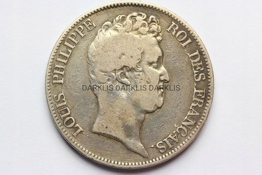 5 FRANCS FRANCJA 1830 A - FILIP LUDWIK I -WERSJA A