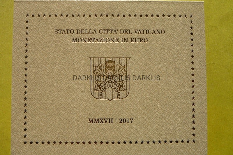 KMS EURO WATYKAN 2017 PAPIEŻ FRANCISZEK darklis