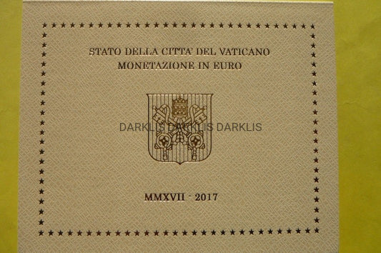 KMS EURO WATYKAN 2017 PAPIEŻ FRANCISZEK darklis