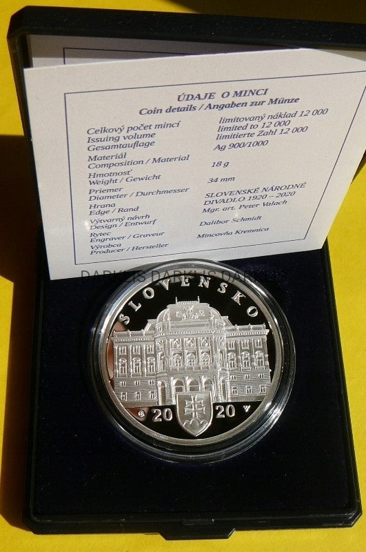 10 EURO SŁOWACJA 2020 ROCZNICA TEATRU NARODOWEGO