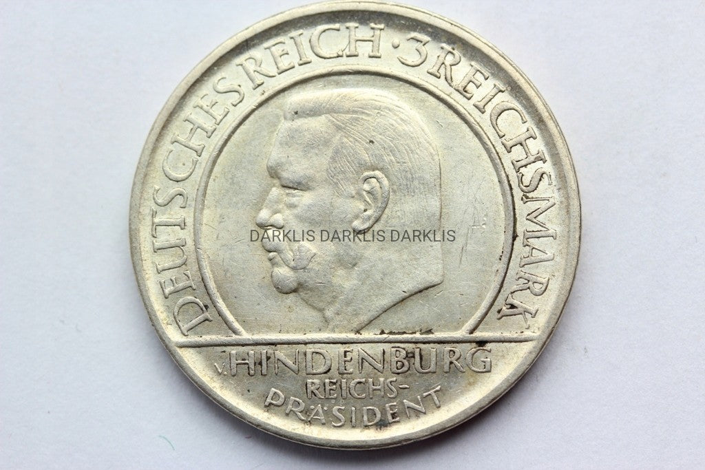 3 MARKI WEIMAR 1929 F HINDENBURG KONSTYTUCJA Nr 2