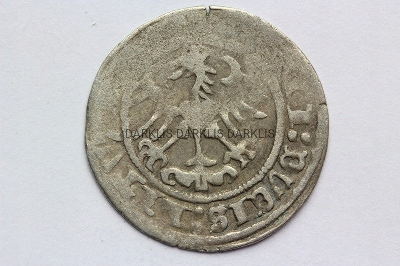 PÓŁGROSZ WILNO POLSKA 1513? ZYGMUNT I STARY STAN 3