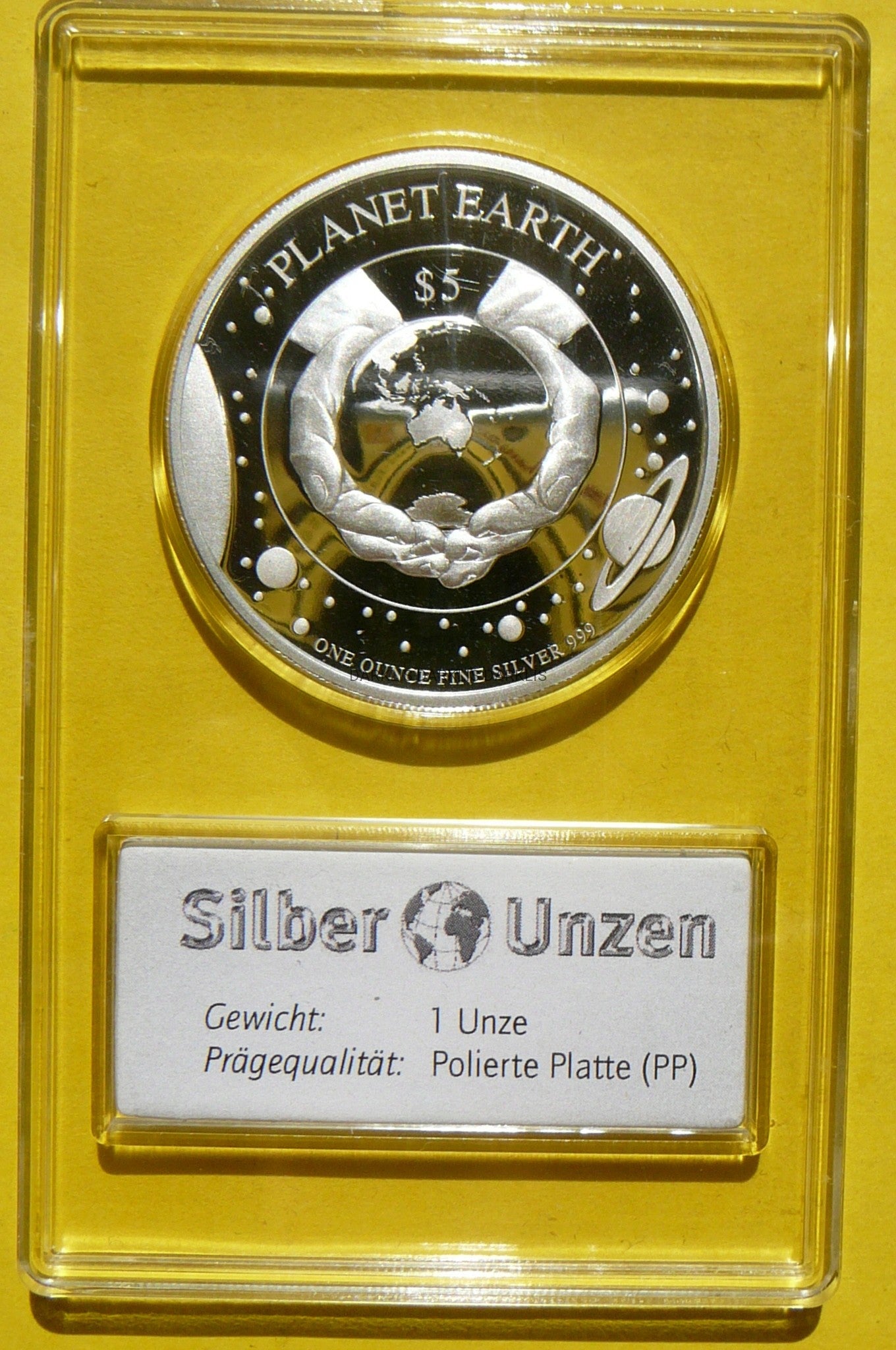 1$ ISL SALOMON 2016 PLANETA ZIEMIA Ag Oz RZADKA