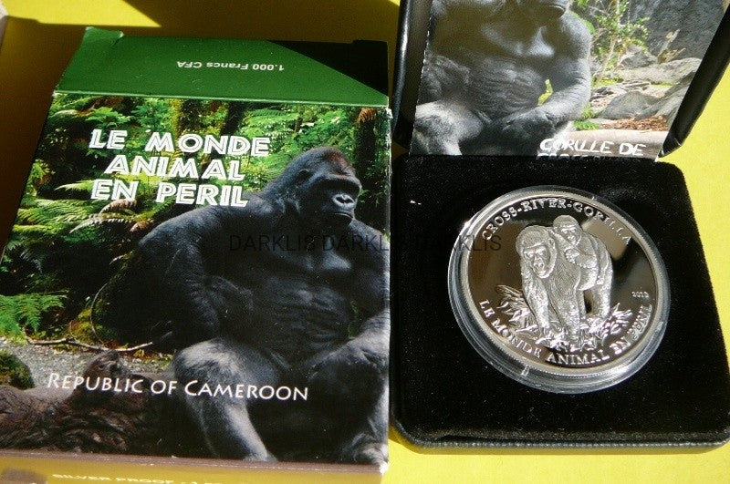 1000 FR KAMERUN 2010 GORYL CROSS RIVER Ag 999 Oz