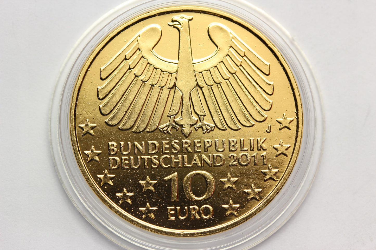 *10 EURO NIEMCY 2011 - TUNEL W HAMBURGU 24K ZŁOTO