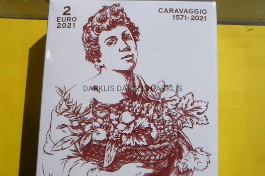 2 EURO WATYKAN 2021 ROCZNICA URODZIN CARAVAGGIO PROOF