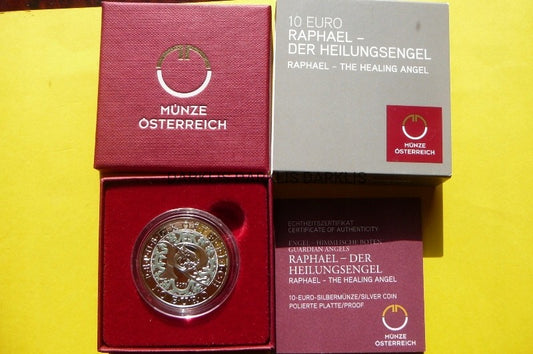 10 EURO AUSTRIA 2018 POSŁANIEC NIEBIOS ARCHANIOŁ R