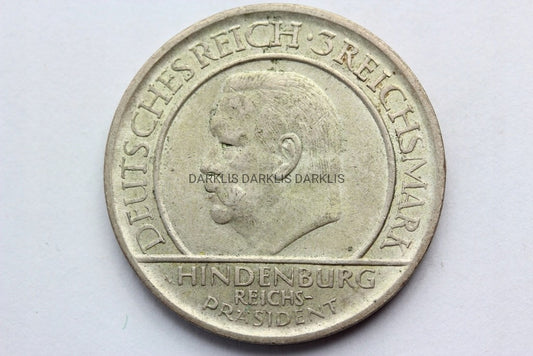 3 MARKI WEIMAR 1929 F HINDENBURG KONSTYTUCJA Nr 3