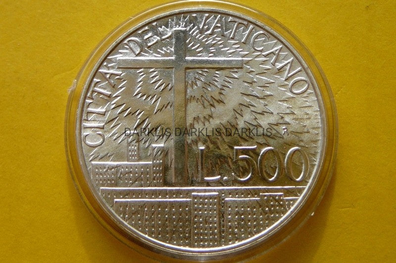 500 LIR WATYKAN 1991-JAN PAWEŁ II DOKTRYNA SOCJALN