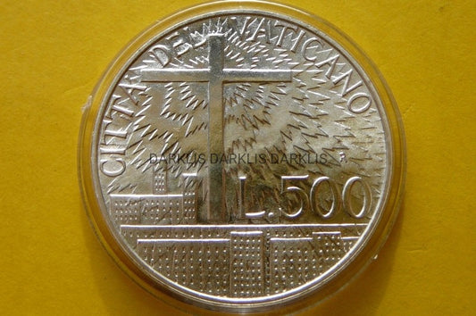 500 LIR WATYKAN 1991-JAN PAWEŁ II DOKTRYNA SOCJALN