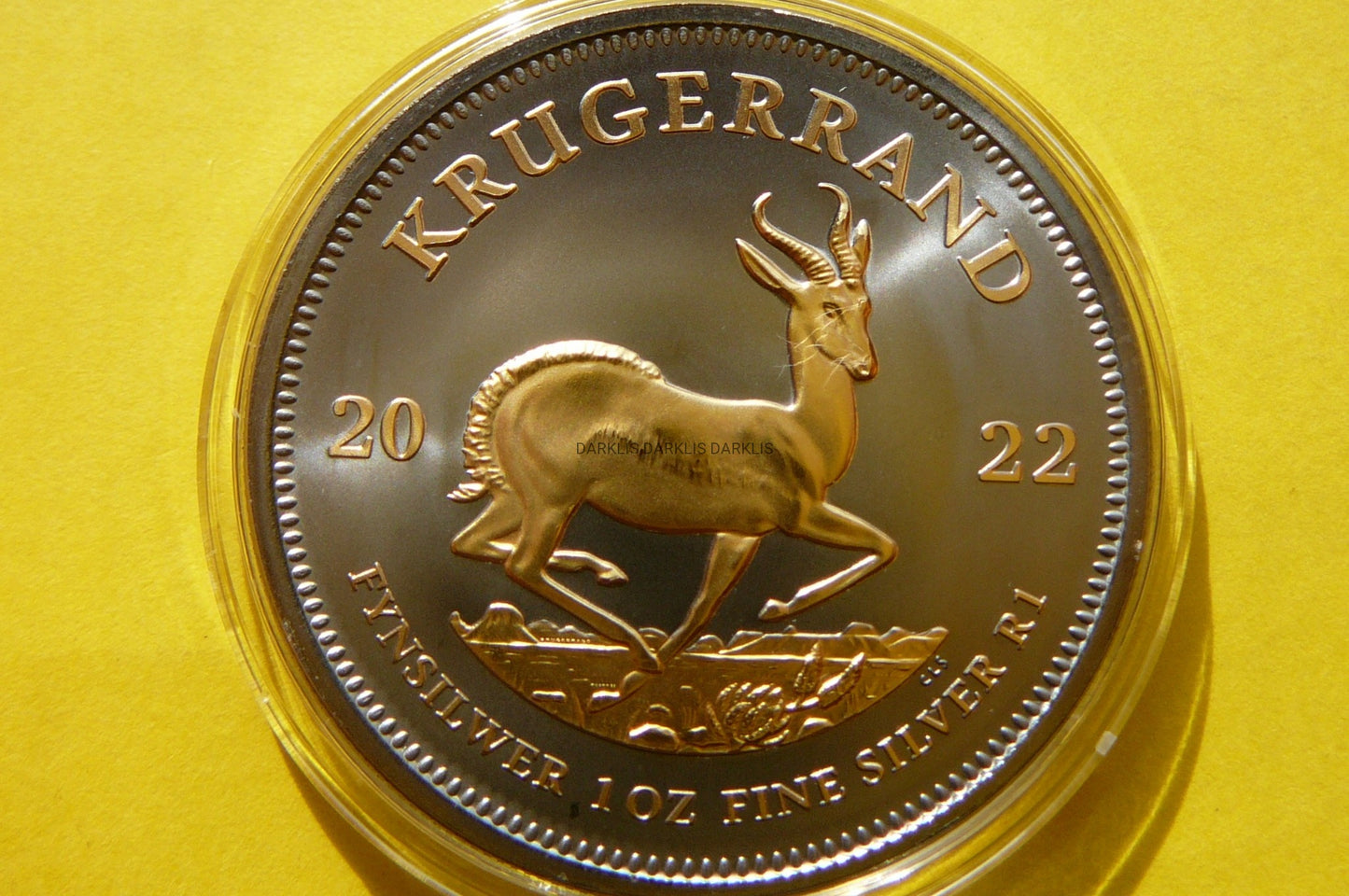 KRUGERRAND RPA 2022 ANTYLOPA PRIVY Ag/Au 99 RUTHEN