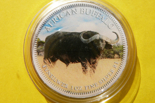 KRUGERRAND RPA 2021 BAWÓŁ AFRYKAŃSKI SREBRO 999 Oz