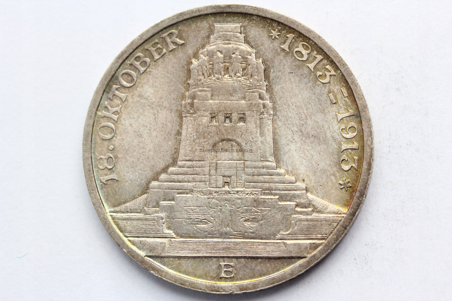 3 MARKI KAISERREICH SAKSONIA 1913 LIPSK POMNIK Nr4