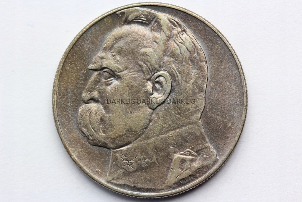 10 ZŁ POLSKA 1934 - JÓZEF PIŁSUDSKI SUPER STAN !!!