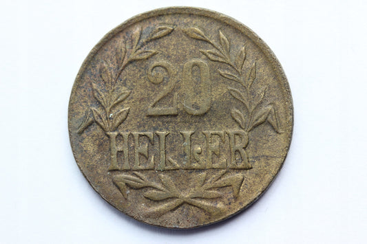 20 HELLER NIEMIECKA AFRYKA WSCHODNIA 1916 T Nr.2