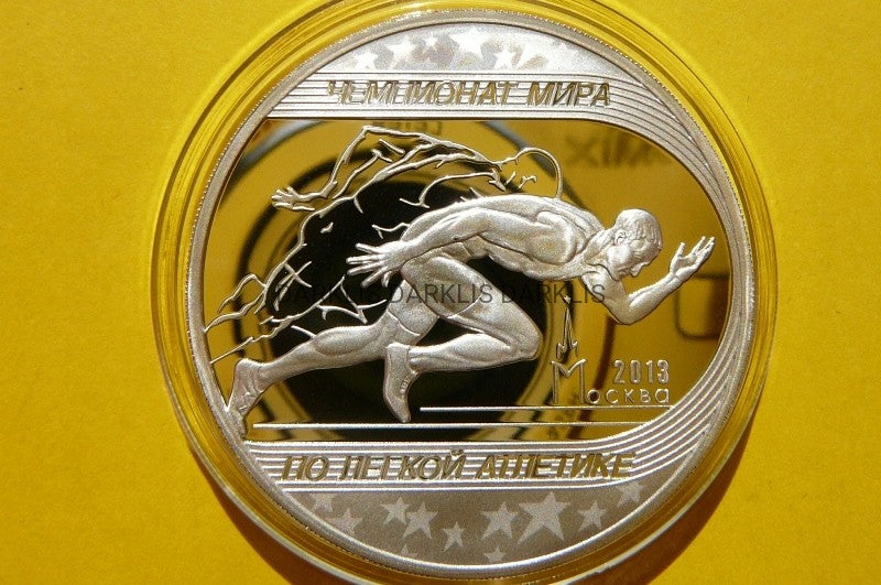 3 RUBLE ROSJA 2013 MISTRZOSTWA ŚWATA LEKKOATLETYKA