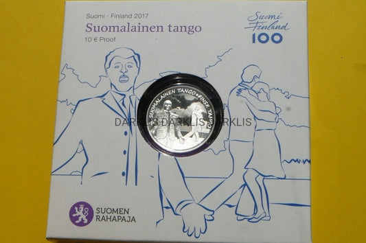 10 EURO FINLANDIA 2017 TANIEC FIŃSKIE TANGO PROOF