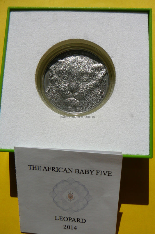5000FR BURUNDI 2014 LAMPART WIELKA PIĄTKA Ag 99 Oz