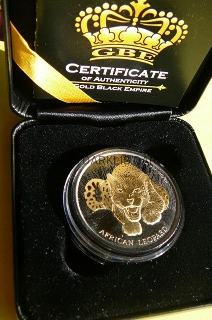 5 CEDI GANA 2017 LEOPARD ANTYLOPA Ag/Au 999 RUTHEN