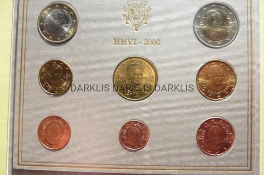 KMS EURO WATYKAN 2006 PAPIEŻ BENEDYKT XVI darklis