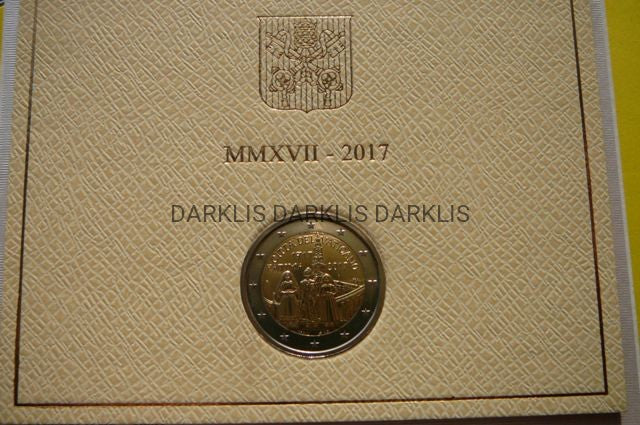 2 EURO WATYKAN 2017 OBJAWIENIA MARYI FATIMSKIEJ