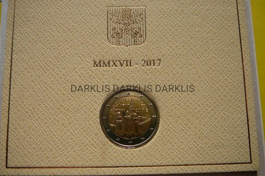 2 EURO WATYKAN 2017 OBJAWIENIA MARYI FATIMSKIEJ