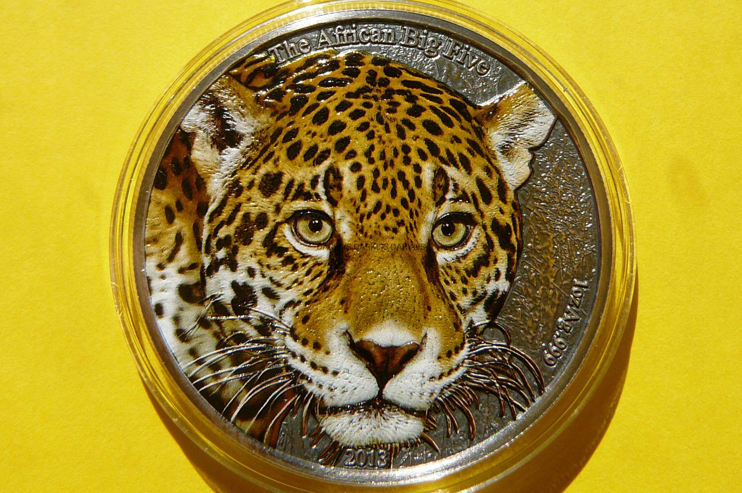 1000 FR KAMERUN 2013 LAMPART WIELKA PIĄTKA Ag 999