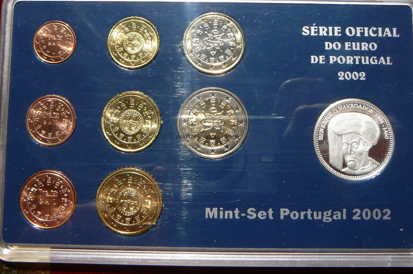 KMS EURO PORTUGALIA 2002 + ŻAGLOWIEC SREBRO 999