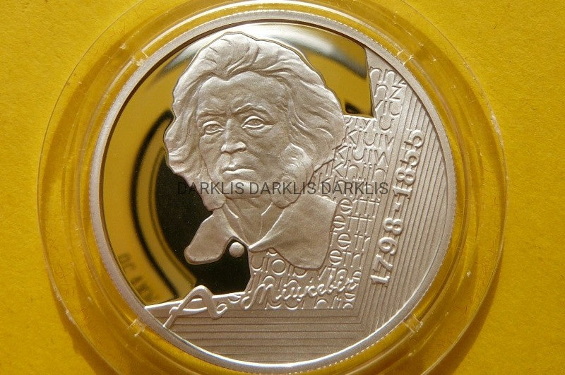 10 RUBLI BIAŁORUŚ 1998 ADAM MICKIEWICZ Ag 925 2TYS