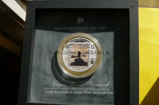 20$ 2016 MASTERPIECES OF ART WĘDROWIEC Ag 999 3Oz