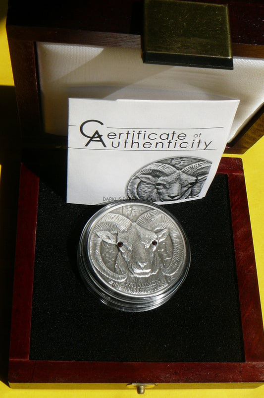 500 TUGRIK MONGOLIA 2013 OWCA ARGALI OVIS AMMON+CE